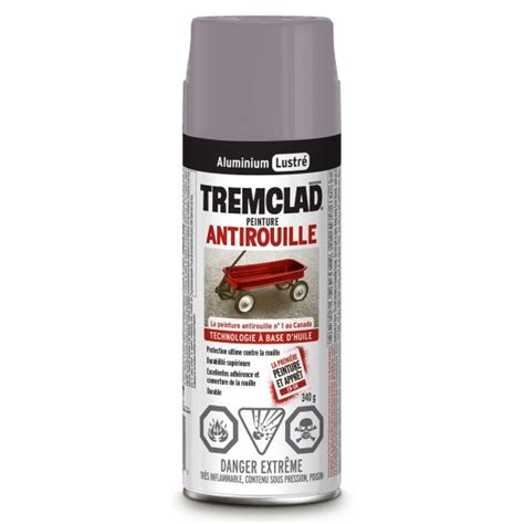 Peinture antirouille à base dhuile en aérosol 340 g de TREMCLAD BMR