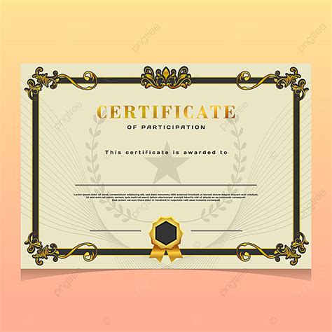 Certificate Of Achievement Award Design Template Paper Vector Template Download On Pngtree