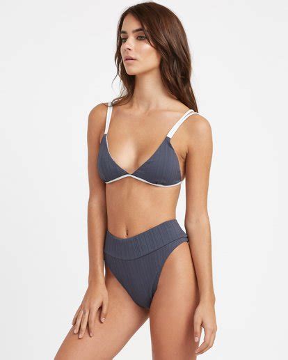 Linear Bralette Bikini Top For Women RVCA