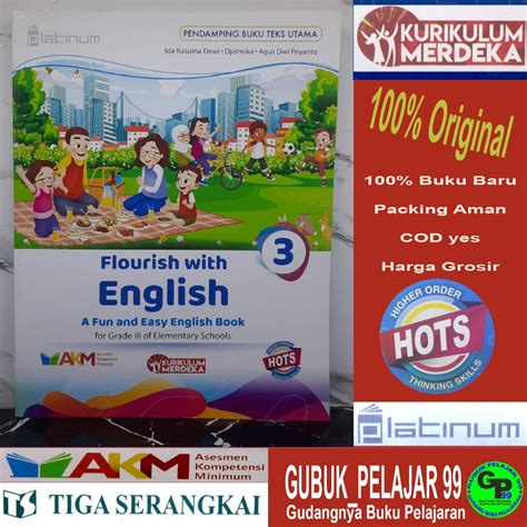 Jual Flourish With ENGLISH Kelas 3 SD MI Kurikulum Merdeka Platinum PT