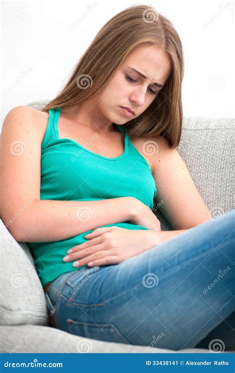 Stomach Pain Stock Image Image Of Hungry Hurting Menstrual 33438141