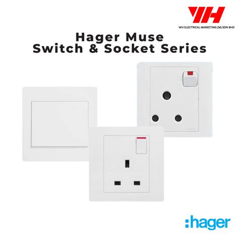 HAGER MUSE FULL SERIES SWITCHES SOCKET SIRIM Lazada