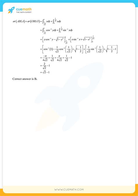 NCERT Solutions For Class 12 Maths Chapter 8 Application Of Integrals