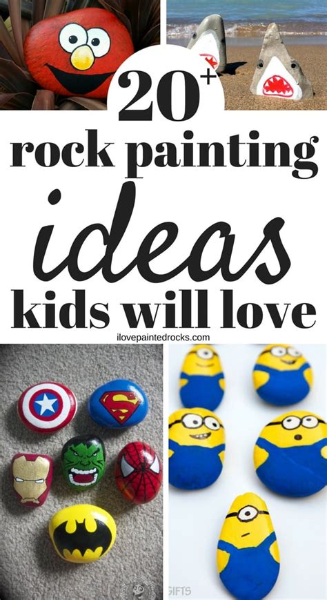 20+ Rock Painting Ideas for Kids - I Love Painted Rocks