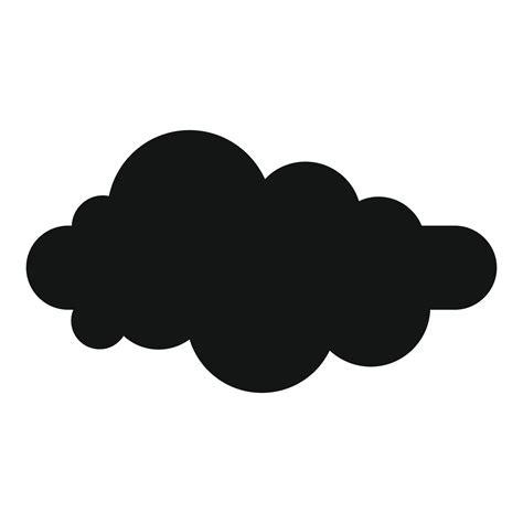 Formed Cloud Icon Simple Style Vector Art At Vecteezy