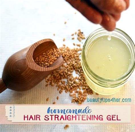 Natural Way To Straighten Hair Homemade Hair Treatments Diy Hair Gel