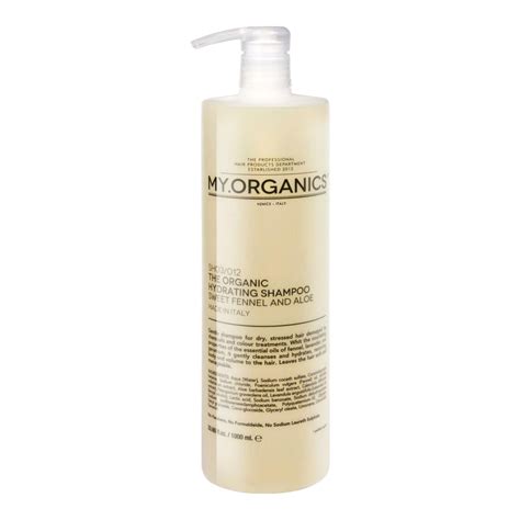 Organic Hydrating Shampoo For Dry Hair 1000ml | Hair Care – My Organics UK