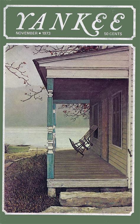 Yankee Magazine Cover November 1973 New England