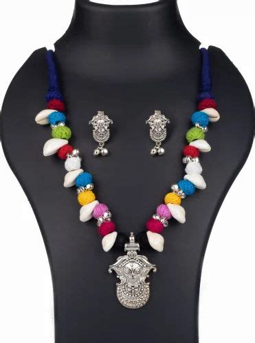 32g Women Oxidized Silver Necklace Set 14 Inche At Rs 149 Set In 24