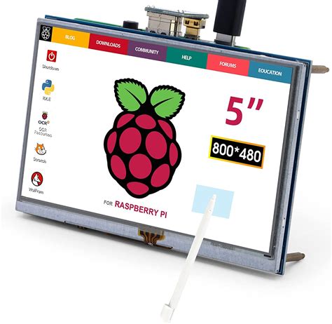 REES52 5 Inch Raspberry Pi Screen Touchscreen 800x480 TFT LCD Display