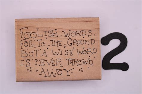 Verbiage Card Sentiments Wood Mounted Rubber Stamps Vintage Etsy