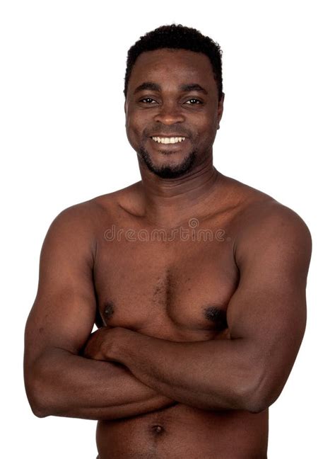 Attractive African Man With Bare Chest Stock Photo - Image: 22904564