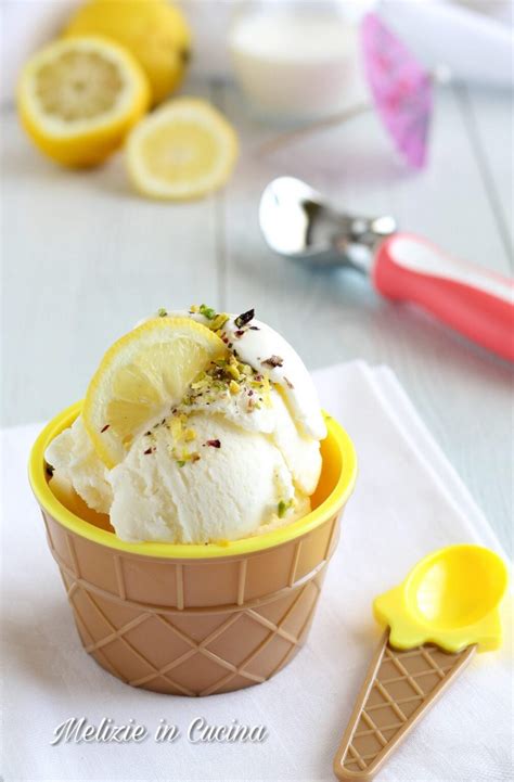 Gelato Al Limone Melizie In Cucina