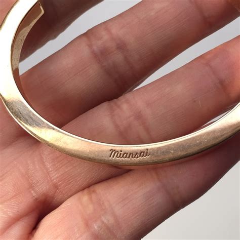 Miansai Jewelry Miansai Rose Gold Modern Screw Bracelet Poshmark