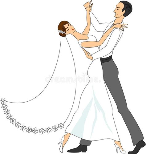 Wedding Dance Stock Vector Illustration Of Bride Performance 74901063