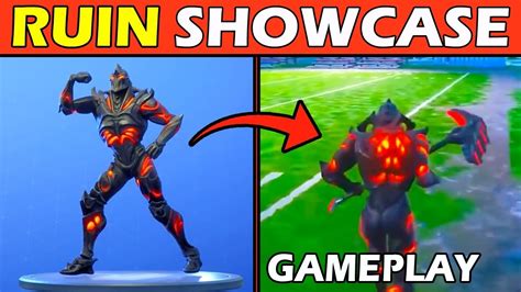 [full] Ruin Skin Gameplay Fortnite Battle Royale Skin Showcase Youtube