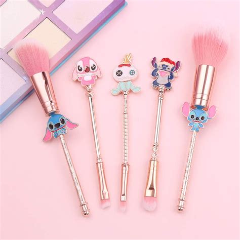 Disney Discovery Stitch Makeup Brush Set Beauty Makeup Brush Set