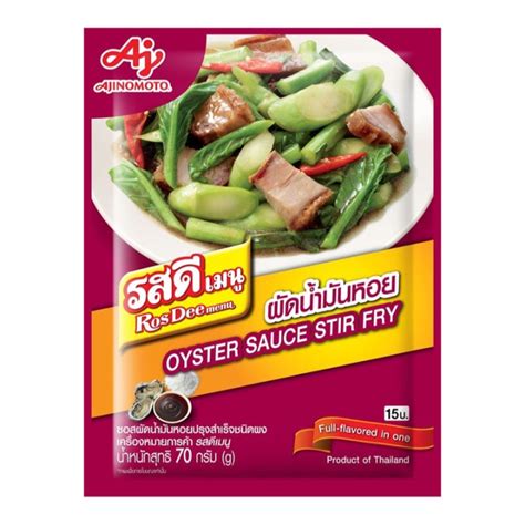 Ajinomoto Rosdee Menu Oyster Sauce Stir Fry 70g Lazada