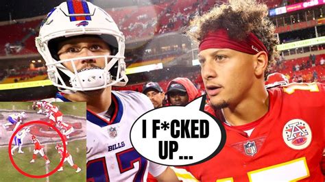 Patrick Mahomes Says He's SORRY After Getting DESTROYED For Meltdown ...