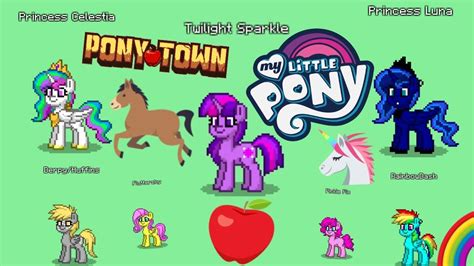 My Little Pony Pony Town Looks Squishymain Pony My Little Pony My