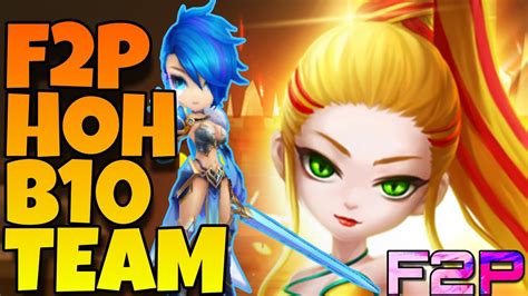 F2P HOH B10 YEN WIND RAKSHASA BEGINNER TEAM SUMMONERS WAR YouTube