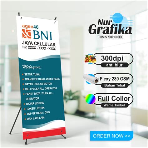 Jual BANNER AGEN BNI Shopee Indonesia