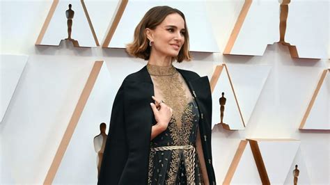 Natalie Portman Honors Snubbed Female Directors in 2020 Oscars Outfit