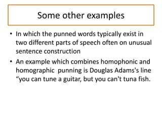 pun and its types | PPT