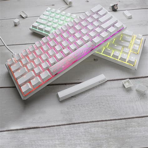 Ducky One 3 Mini RGB Pure White Cherry MX Silent Red Switch RU Layout