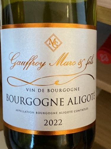 Domaine Gauffroy Bourgogne Aligote Vivino France