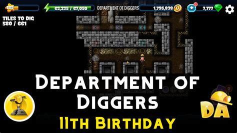 Department Of Diggers Th Birthday Diggy S Adventure Youtube