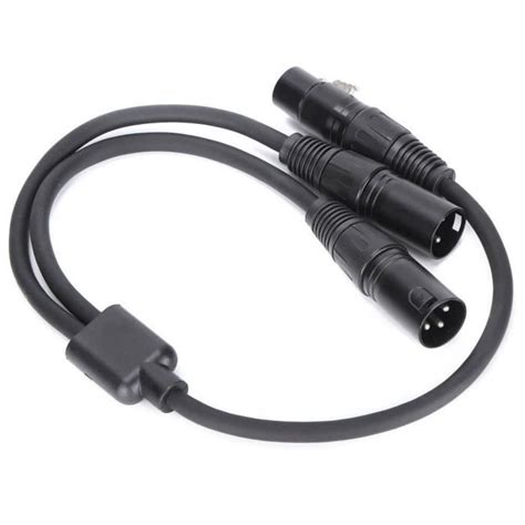 Ran Jd C Ble Xlr Femelle Vers Double Xlr M Le C Ble De Microphone