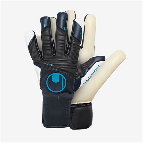 Uhlsport Speed Contact Absolutgrip HN Bleu Marine Noir Bleu Fluo