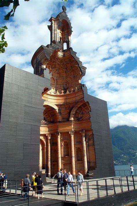 Model By Mario Botta Of Borrominis San Carlo Church In Lugano