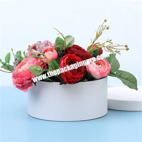 Custom Black Printing Paper Cardboard Wedding Gift Luxury Round Rose