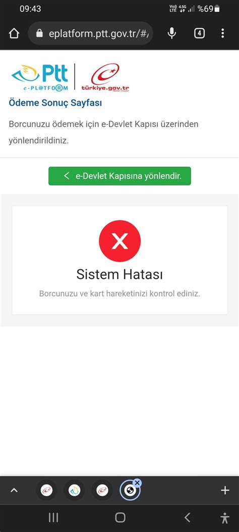 E Devlet Turkiye Gov Tr Elektrik Yard M Le Fatura Deme Hata