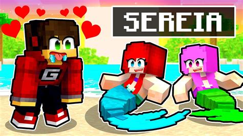 MENINO Em Uma ILHA De SEREIAS No Minecraft YouTube