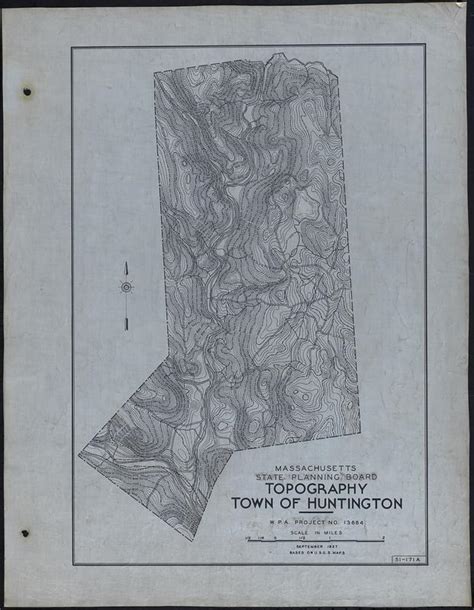 Topography Town Of Huntington Digital Commonwealth