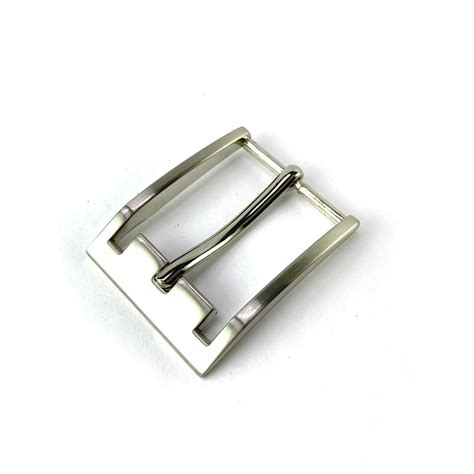 Single Prong Square Belt Buckle Echo Metalart