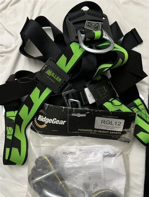 HONEYWELL MILLER DURAFLEX H Design Full Body Safety Harness And RGL12