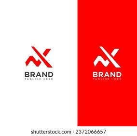 Nx Xn Letter Branding Logo Stock Vector Royalty Free 2372066657