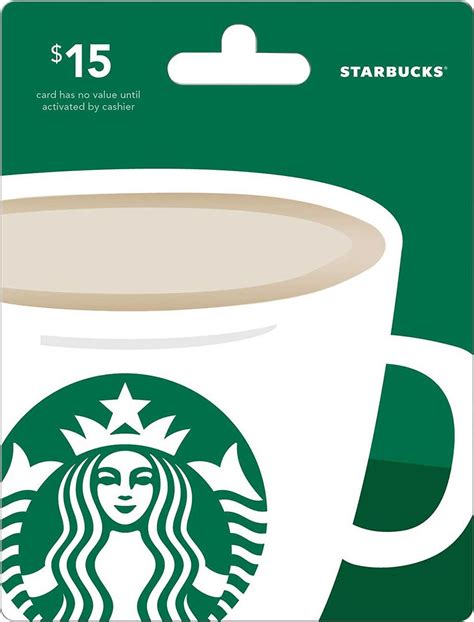 Starbucks $15 Gift Card STARBUCKS $15 - Best Buy | Free starbucks gift ...