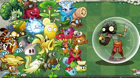 Plants Vs Zombies All Plants Max Level Fizi Power Up Vs