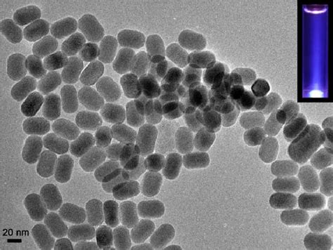 TEM Images Of NaYF 4 18 Yb 0 5 Tm Nanocrystals The Inset Shows The