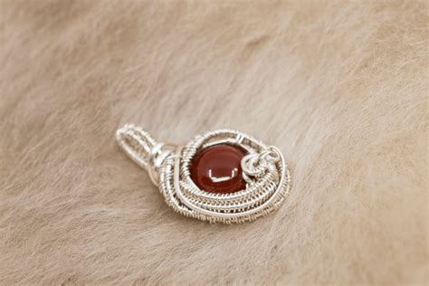 CARNELIAN PENDANT | Orion Jewelry Design