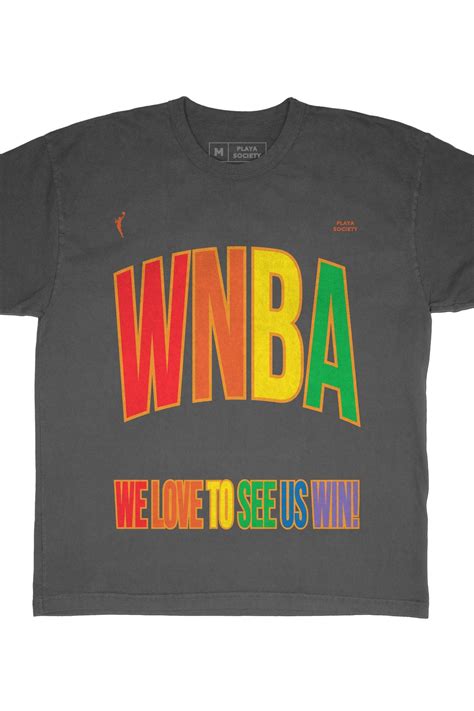 Playa Society Wnba Pride T Shirt Shopperboard