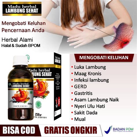 Herbal Honey Stomach Medicine Chronic Ulcer Gastritic Infection GERD