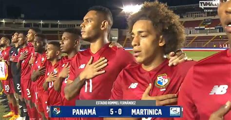 Panamá vs Martinica Panamá armó una fiesta de goles ante Martinica en