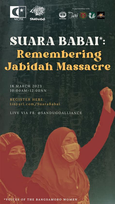 Suara Babai Remembering Jabidah Massacre