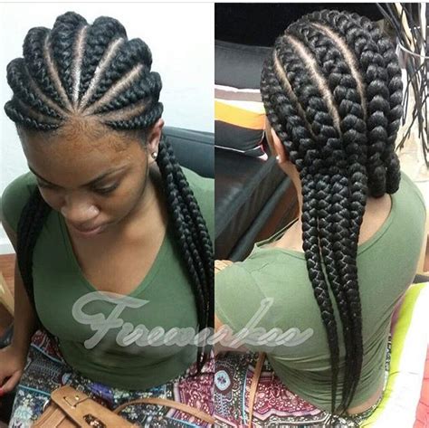 Jumbo Cornrows Cornrows Braids For Black Women Big Cornrows